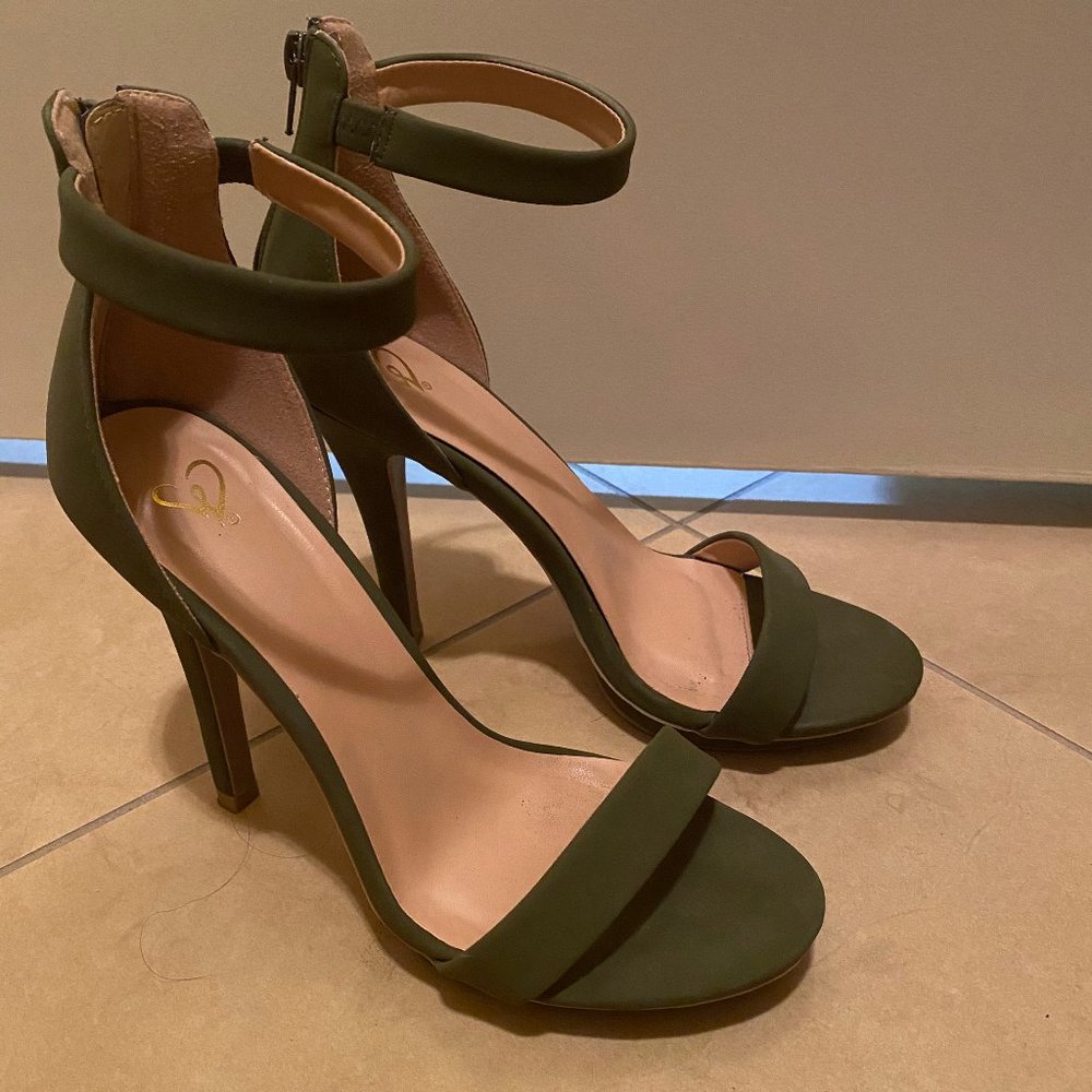 Olive Green Heels